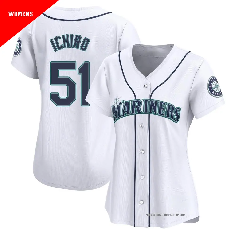 Majestic Seattle Mariners Ichiro Suzuki #51 Jersey 30th