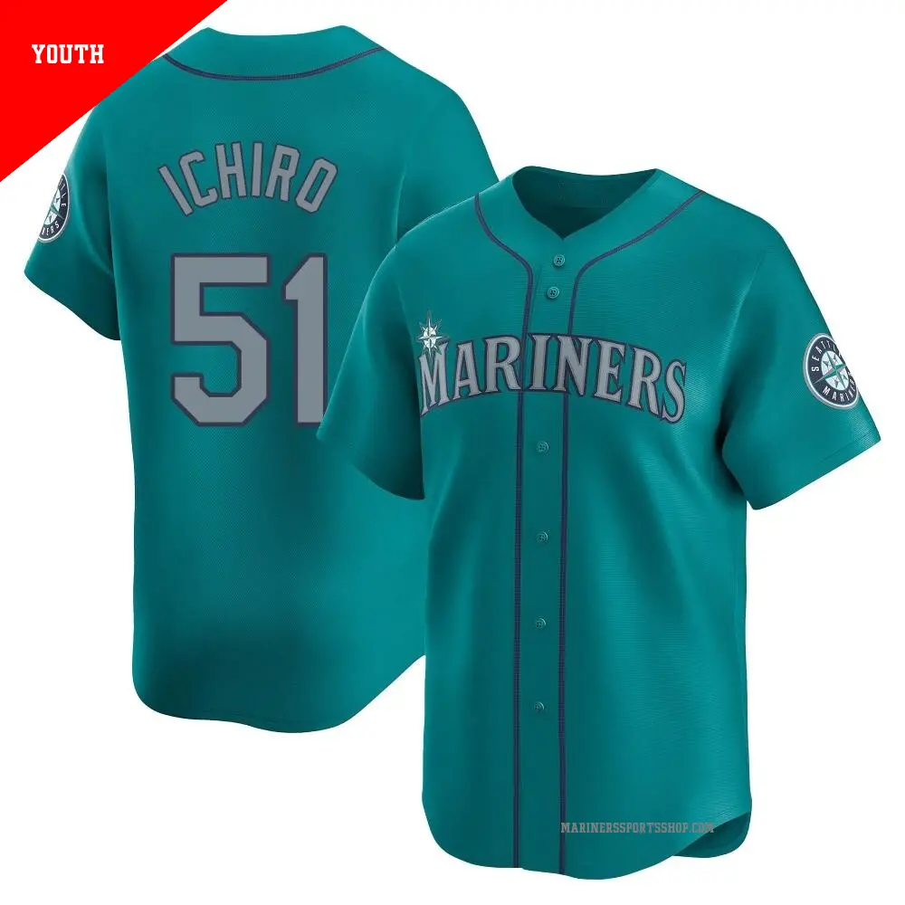 Ichiro Suzuki Jersey, Mariners Ichiro Suzuki Home, Away